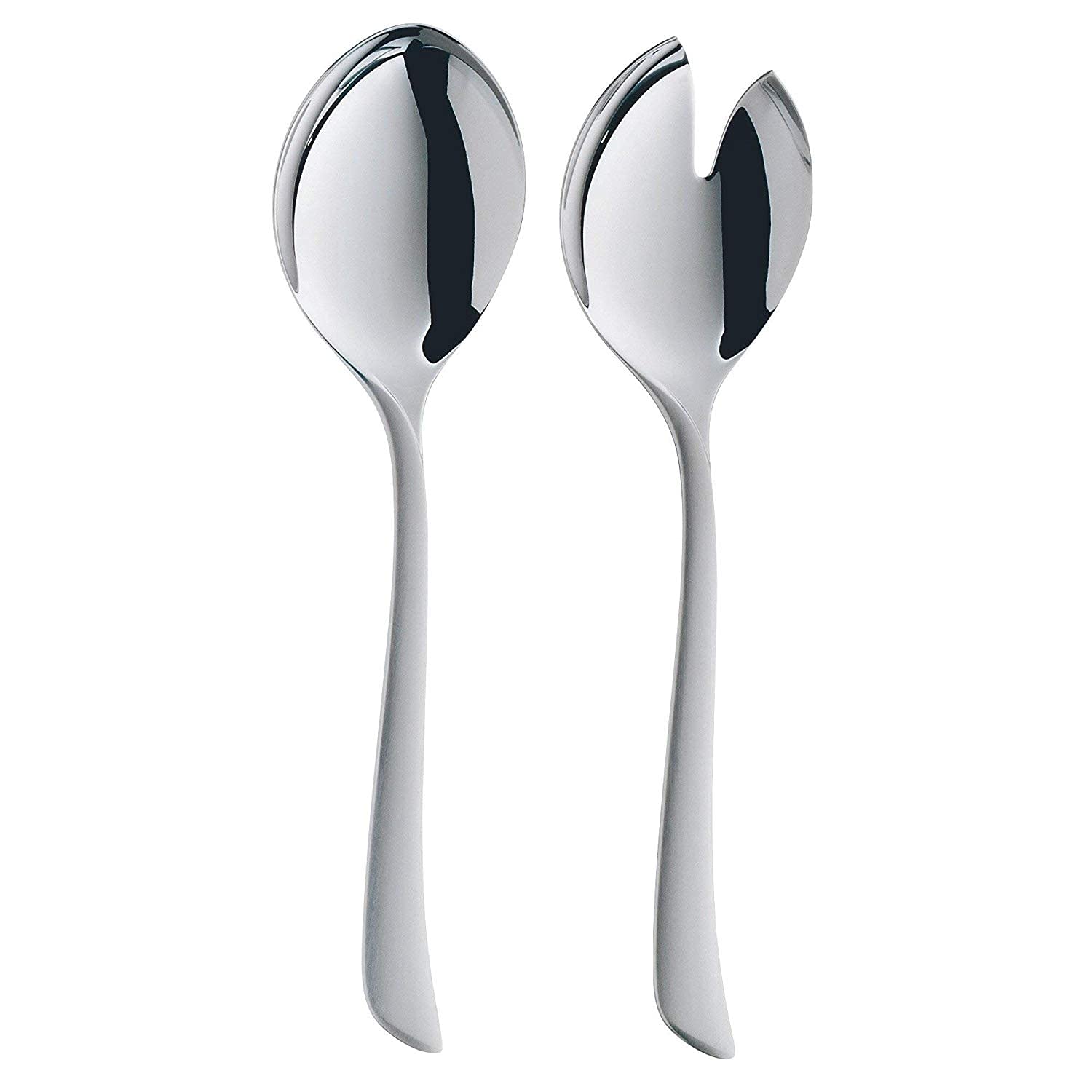 WMF Virginia Cromargan Protect Salad Servers, Silver, Set of 2