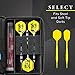 Viper Casemaster Select Nylon Steel and Soft Tip Dart and Accessory Case, Holds 3 Darts, Foam Cushion Allows Flights to be Stored Open Without Being Crushed,Black