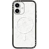 CASETiFY for iPhone 16 Case - Compact Compatible with MagSafe | Slim and Sleek | 4ft. 2x Military Grade Drop Protection | Sea Shore | Black