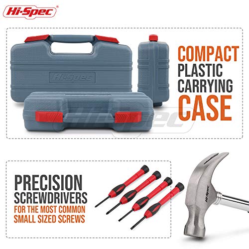 Hi-Spec 39-tlg. Mini Werkzeug Set. Handwerkzeuge in einem kleinen Werkzeugkoffer kompakt für Unterwegs – Bild 5