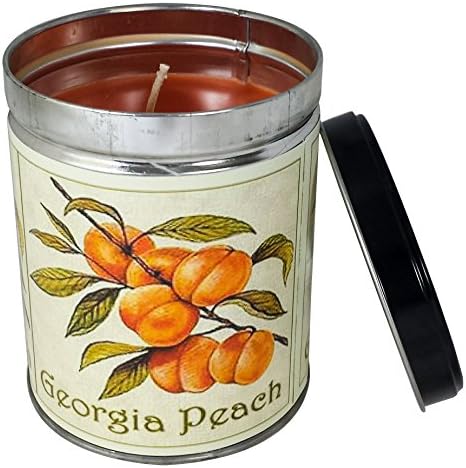 Peach Scented Candle In 380ml Tin With A Georgia Peach Label By Our Own Candle Company Amazon Ae