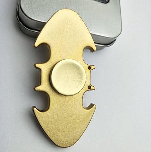 Zinc Alloy Fidget Toy Hand Spinner Stress Reducer Relieve Anxiety and Boredom Fidget Spinner Toy Time Killing Perfect to Relieve ADHD EDC (gold)
