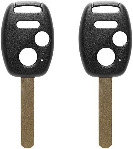 2 HONDA REPLACEMENT REMOTE KEY KEYLESS FOB CASE UNCUT BLADE SHELL NO CHIP HOLDER