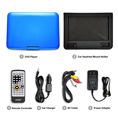 Купить UEME 10.1" Portable DVD Player CD Player with Car Headrest Mount