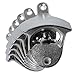 Wall Mount Bottle Opener - Chrome Silver 6 Pack Set | Hardware Included | Indie Craft Supply