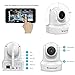 VSTARCAM 1080P WiFi IP Camera, Pan/Tilt/Zoom HD Wireless Indoor Camera with Night Vision, 2.4GHz Remote Monitor for Baby/Pet/Home Security (White)