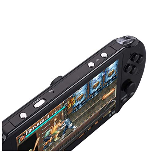 Basde Handheld Game Console Kids Adults, Mini Arcade Game Retro Machines for Kids with 3000 Classic Video Games Home Travel Portable Gaming System Childrens Tiny Toys Digital (Black)