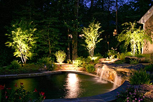 Gartenbeleuchtung,Azhien Gartenstrahler LED mit Erdspieß,3W 1800Lm Gartenleuchte,IP65 Warmweiß COB LED Gartenlampe 17.5M für Außen Wegbeleuchtung Rasenlicht Landschaftslampe Gartenleuchte,6er Set