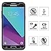 HPTech (2 Pack) Designed for Samsung Galaxy J3 2017, J3 Mission, J3 Prime, J3 Emerge, J3 Luna Pro, J3 Eclipse Tempered Glass Screen Protector, 9H Hardness, Easy to Install, Bubble Free