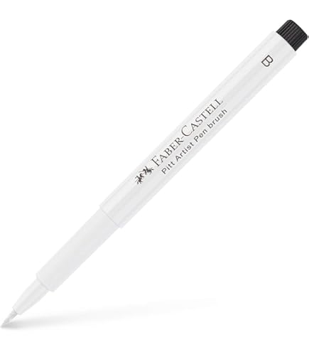 thumbnail image 2 of Kuretake ZIG Cartonist White Brush Pen - Ultra Fine Point 2 of 11