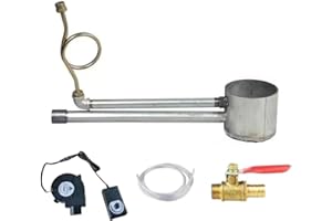 Hoorae Waste Expired Oil Heating Furnace Burner Farm Oil Stove Cooking Burning Tool (14cm)