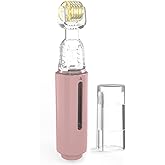 Infusion Derma Roller for Face Scalp Lips At-Home Use | 2-in-1 Titanium Micro-Needles | Compact 0.25mm Microneedling Skin Beauty Tool
