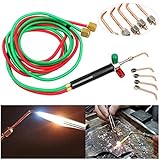 Jewelry Repairing Torch Mini Gas Torch Micro Torch Oxygen Acetylene Welding Torch with 5 Tips