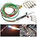 Mini Gas Little Torch Welding Soldering Gun Practical Gas Oxygen Acetylene Torch with Flexible Hoses for Jewelry Repairing with 5 Weld Tips