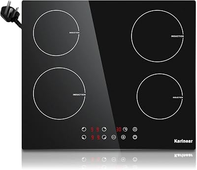Karinera Built-in Induction Hob 4 Zones 60cm Plug-In