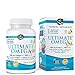 Nordic Naturals Ultimate Omega Xtra - Concentrated Omega-3 Burpless Fish Oil, Supports Heart Health, Brain Development, Healthy Joints, and Overall Wellness, Lemon Flavor, 60 Count (FFP)