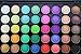 Clearance!!! Colorful Eyeshadow Palette Matte 40 Colors Eyeshadow Powder Makeup Waterproof Eye Shadows Palette Cosmetics + Makeup Brush Set (B)