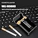 Cigarette Case Box with Electric Lighter, AUOKER 20PCS Metal USB Separable Rechargeable for Whole Package Cigarettes, Flameless Windproof with USB Cable