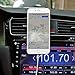Inateck Aluminum Air Vent Magnetic Car Mount Phone Holder for iPhone 7, Samsung Galaxy S7 and Other Smartphones and GPS Devices - Golden