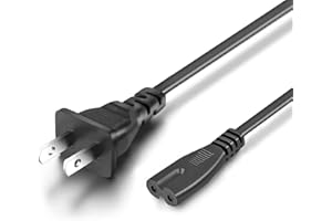 URWOOW AC Power Cord Compatible for XboxOne S, XboxOne X, XboxSeries X/S, Sony PS5 / PS4 / PS3 PlayStation 4 Slim, PSP, PSV Supply Cable Replacement 3 Feet (2pack)