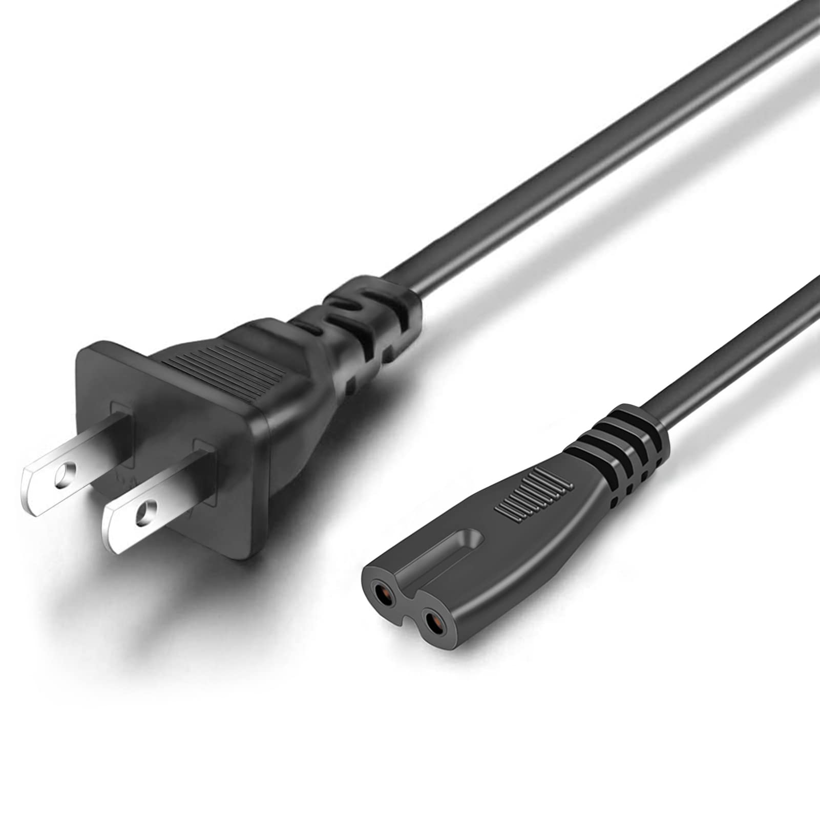 Photo 1 of URWOOW AC Power Cord Compatible for XboxOne S, XboxOne X, XboxSeries X/S, Sony PS5 / PS4 / PS3 PlayStation 4 Slim, PSP, PSV Supply Cable Replacement 3 Feet (2pack)