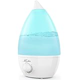 Mooka Humidifiers 2-in-1 Cool Mist Humidifier Diffuser for Baby Home Bedroom Office, 2L Essential Oil Diffuser with Adjustabl