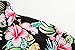 JEETOO Men's Casual Flower Print Short Sleeve Button Down Hawaiian Aloha Shirt(M,Blackflower)