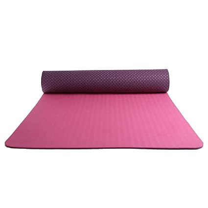 Esterilla de yoga ecológica y sin sabor, 2 tonos, 6 mm ...