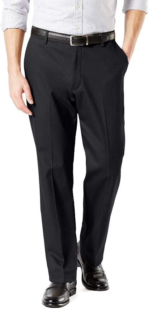 Dockers Men's Classic Fit Signature Khaki Lux Cotton Stretch Pants at  Men’s Clothing store