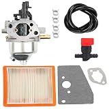Harbot Carburator with Fuel Line Shut Off Valve Rebuild Gasket Kit for Kohler XT650 XT675 XT149 Toro 20371 6.75 149CC Courage XT6 XT7 Engine 6021P14 853 21-S 14 853 36-S 14 853 49-S Stens 520-706