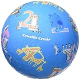 Crocodile Creek Jungle 123 Playground Ball, Lime Green, 7