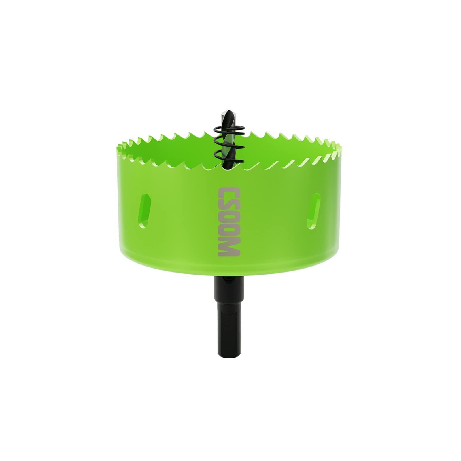 CSOOM Bi-Metal Hole Saw Drill Bit for Working in Plasterboard, Plastic, Wood, Metals, Thin Sheet Steel, High Performance Drilling Tool, Size 90 mm
