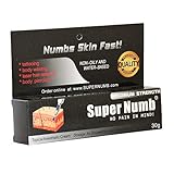 30g SUPER NUMB Anesthetic Skin Numbing Cream Numb Tattoo Laser Piercing Waxing FAST SHIPPING