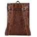 VBG VBIGER Mens PU Leather Backpack Vintage Laptop Backpack School Bookbag