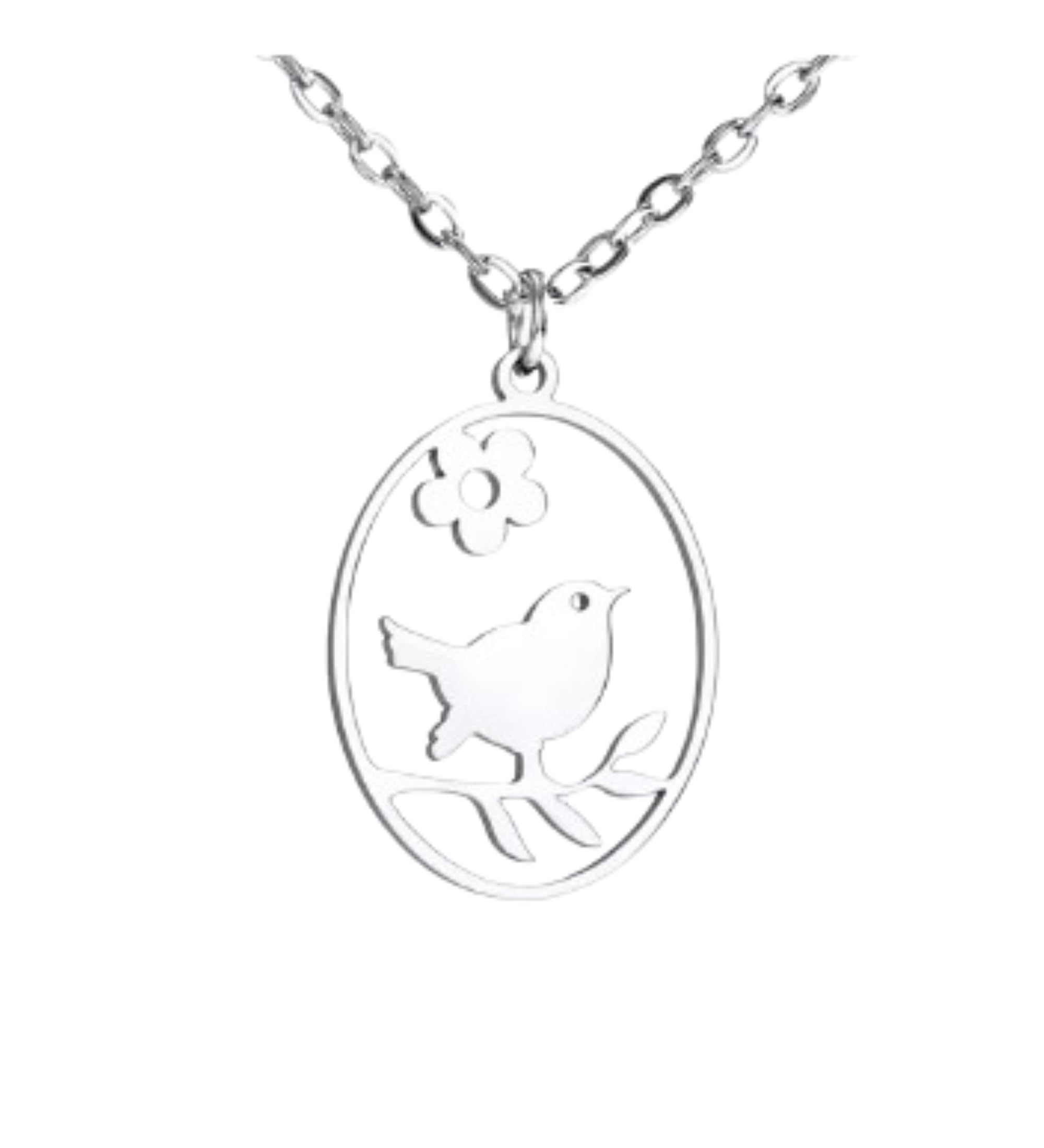 Robin Necklace, Bird Jewellery Gifts for Her, in an Organza Bag