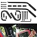 hikotor Jeep Wrangler JK JKU Front & Rear Grab Handles Roll Bar Steel Grip Handles Kit for Unlimited Sports Bubicon Sahara 2007-2018 2 & 4 Doors(Black)