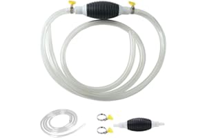 DACUAN Car Fuel Tank Oil Extractor Hand Siphon Pump Fuel Siphon Pump Liquid Sucker Gas Siphon Hose Fuel Transfer Pump Manual 