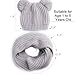 FURTALK Kids Winter Pom Pom Hat -Soft Warm Beanie Knit Hats Scarf Set for Baby Toddler Children Original (Age 1-5 Years)