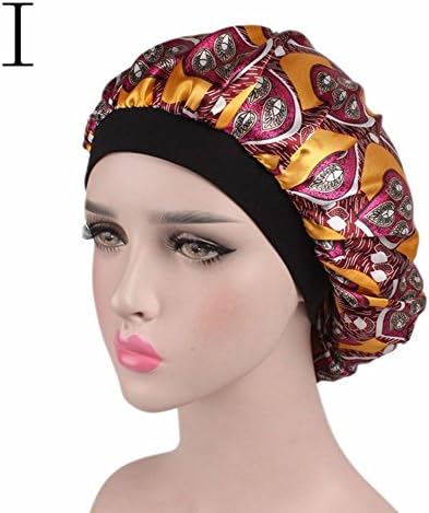 Womens Flower Leopard Leaves Chemo Sleeping Cap Beanie Hat Head Wrap Gift