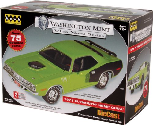 Hawk Washington Mint Ultra Metal Series 1971 Plymoth Hemi Cuda Green