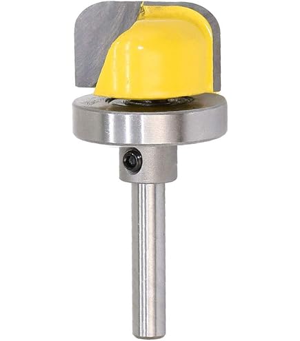 Yonico \"V\" Notch Flush Trim Face Frame Router Bit - 1/4\" Shank - Yonico 14149q
