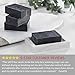 SAPO Bamboo Charcoal Soap Bar - Certified Organic Ingredients 100% Natural - Moisturizing Detoxifying Face & Body Cleanser - For Acne, Psoriasis, Eczema, Dry Sensitive Skin - USA Handmade - 4 Oz Each