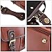 Koolertron Waterproof Vintage fashionable PU Leather DSLR Camera Bag Shoulder Messenger Bag Fit DSLR with 2 lenses For Canon Sony Nikon Canon Olympus And So On (Brown)
