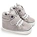 Iuhan Cotton Baby Girl Boys Fox Hight Cut Shoes Anti-Slip Infant Soft Sole Sneaker (Age:6~12 Month, Gray)