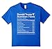 Donald Trump Nutrition Facts Make America Great Shirt