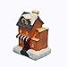 innodept12 Lighting up DIY Christmas Doll Figurine Tiny Resin House Village Building (Small House Store Building)