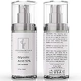 Glycolic Acid Cream 10% -Cell Renewal- Revitalize Skin- Removes Dead Skin Cells-Shrinks Pores- Hyper Pigmentation Treatment-Fades Dark Spots-Natural, Vegan & Organic Ingredients