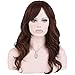 KeeWig Synthetic Auburn Wig Long Wavy Piano Blend Light and Dark Auburn and Strawberry Blonde KATE #P27/30/33