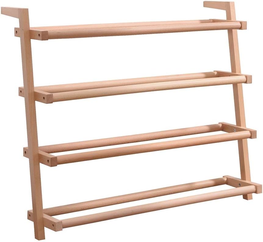 Shoe Rack Japanese solid wood shoe rack 榉木 multilayer Nordic slippers