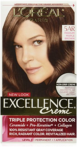 L'Oreal Excellence Creme - 5AR Velvet Brown (Medium Maple Brown) 1 Each